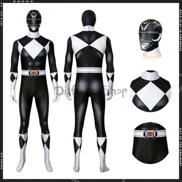 Disfraz de Power Rangers Zack Black Ranger - Personalizado