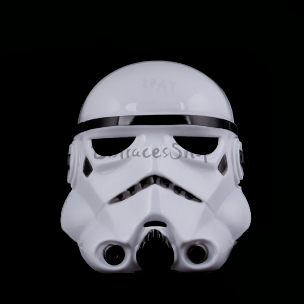 Máscara de Halloween Soldado Blanco de Star Wars