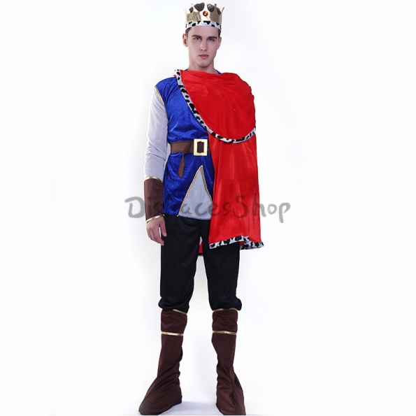 Disfraces Traje de Rey Príncipe de Halloween para Hombre