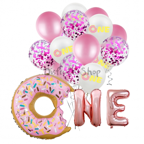 Donut Un Bebé de 1 Año Globos de Cumpleaños
