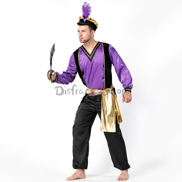 Disfraces Ropa Árabe Monarca Turca de Halloween para Hombres