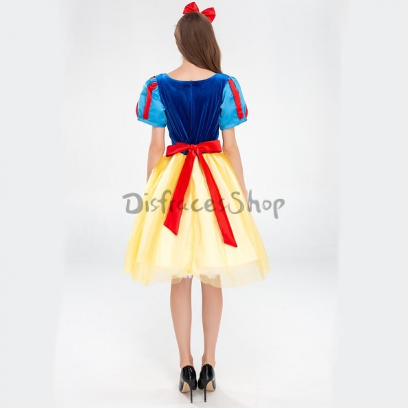 Disfraces de Disney Vestido Blancanieves Mismo Estilo de Halloween para Mujer