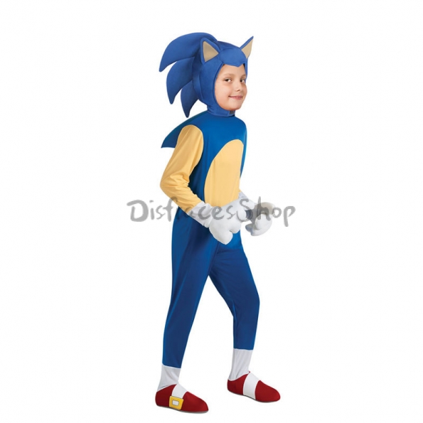 exceso Untado Sábana Disfraz de Cartoon Sonic para Niños | DisfracesShop