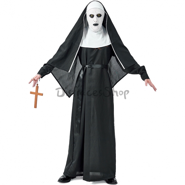 Disfraz Unisex de Demonio Monja Fantasma del Monasterio de Terror