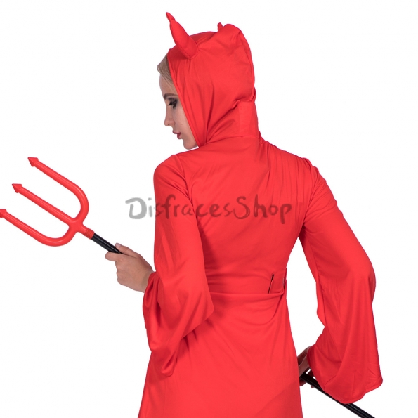 Disfraces de Demonio de Llama Vestido de Halloween para Mujer