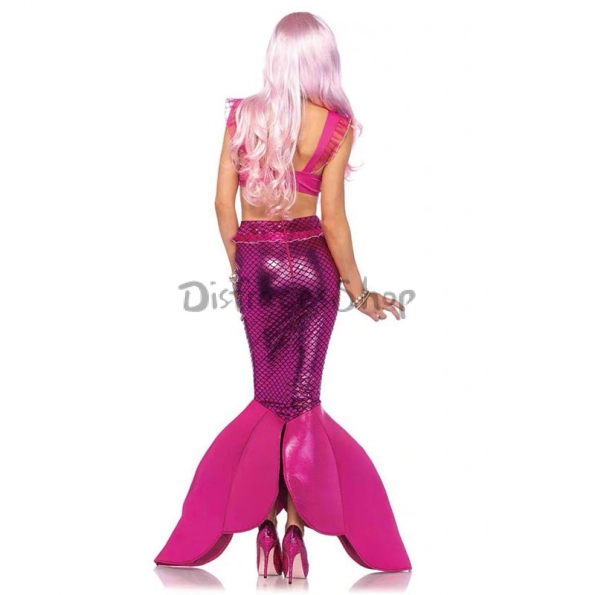 Disfraces de Princesa Sirena Vestido de Halloween para Mujer