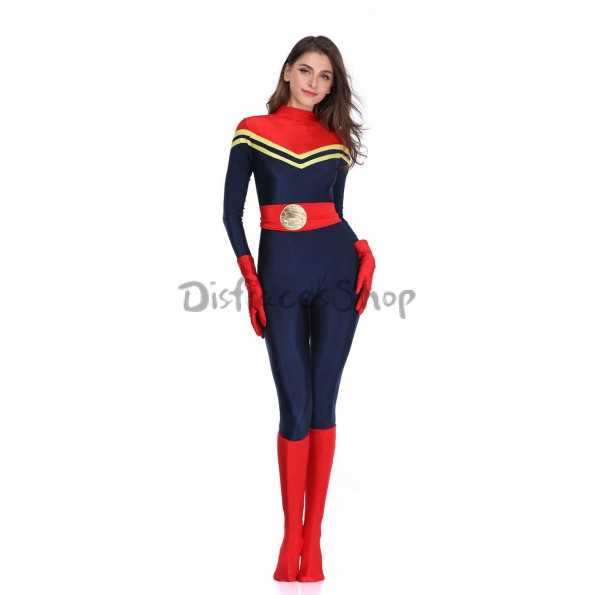 Disfraces Capitán Marvel Mono de Halloween para Mujer