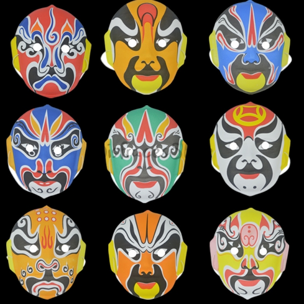 Máscara China de la Ópera de Pekín Decoraciones de Halloween