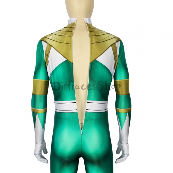 Disfraz de Power Rangers Ranger Blanco Verde - Personalizado
