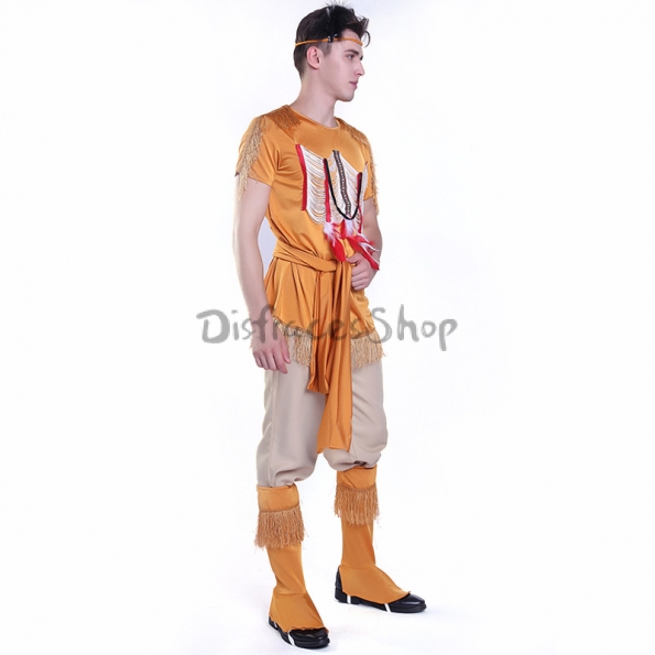 Disfraces Indios Cazador Aborigen Ropa de Arquero de Halloween