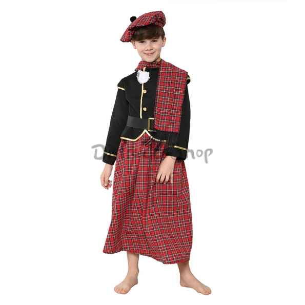 Disfraces de Halloween para Niños de Escocés Cosplay