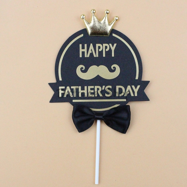 Tarjeta de Inserción de Traje de Corona de Decoración de Cumpleaños