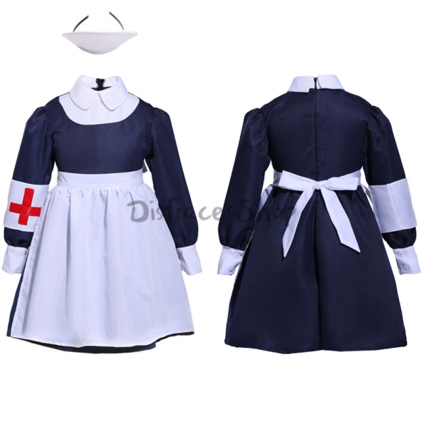 Disfraz de Enfermera Azul y Blanca