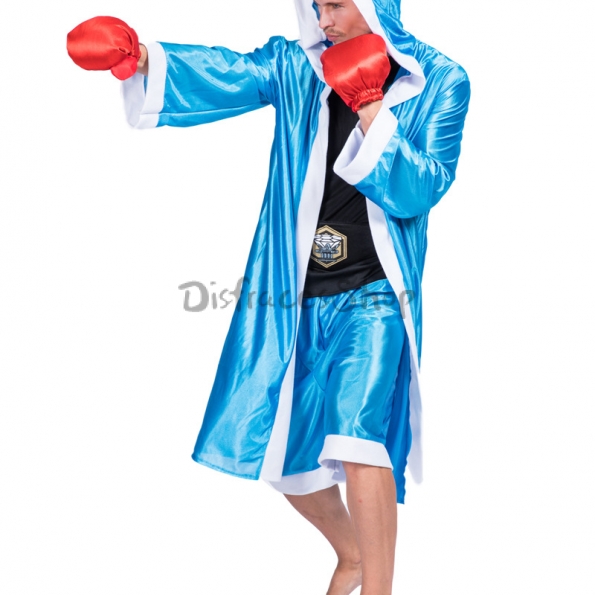 Disfraces de Boxeador Traje de Halloween Para Hombre
