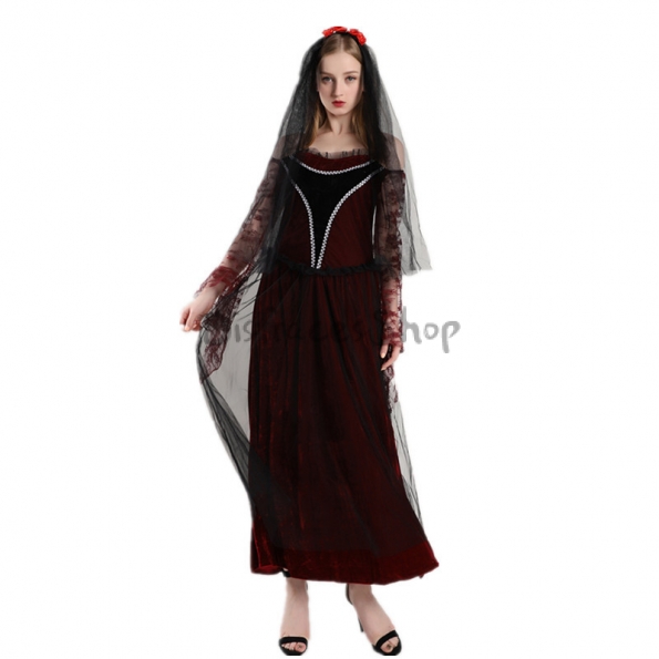 Disfraces Vampiro Vestido de Diablo de la Novia de Halloween