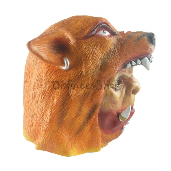 Máscara de Cabeza de Lobo de Decoración de Halloween