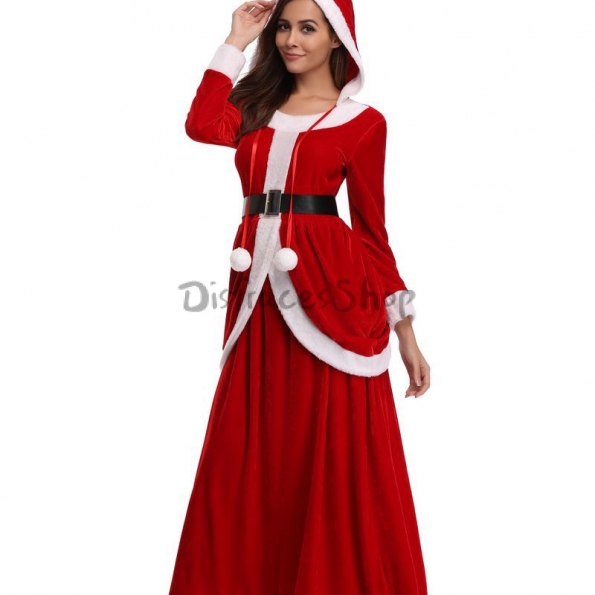 Disfraz Navidad Falda Larga de Papá Noel