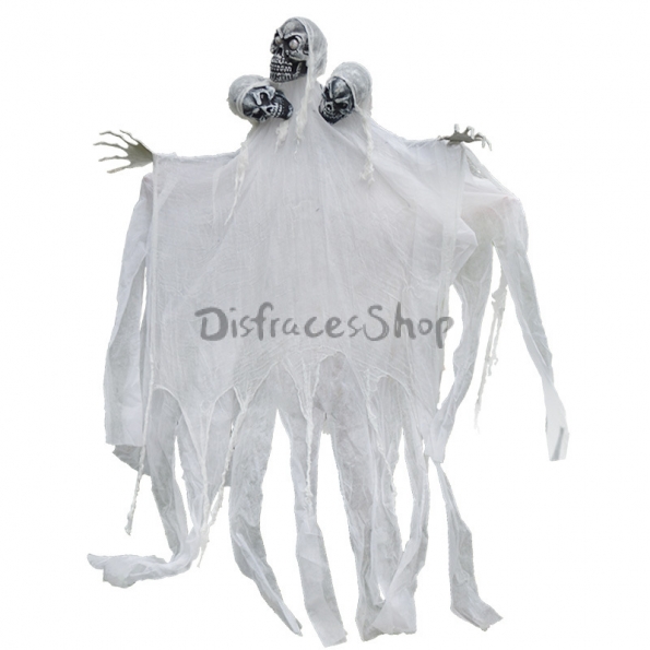Accesorios de Halloween Fantasma de Tres Cabezas