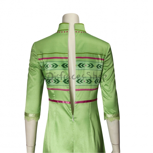 Disfraces de Frozen 2 Anna Green Dress Cosplay - Personalizado