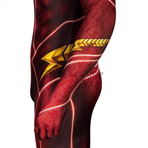 Disfraces de The Flash Barry Allen Capa Cosplay - Personalizado