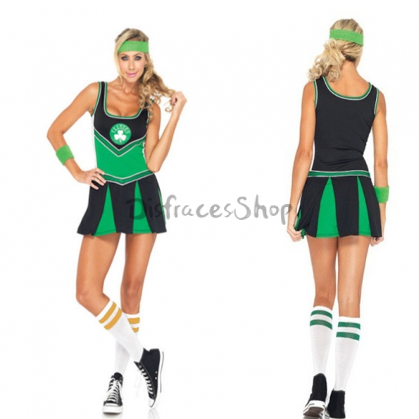 Disfraces de Bebé de Fútbol Verde Traje de Halloween para Mujeres