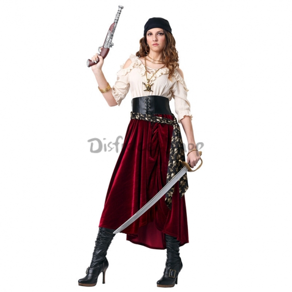 Disfraces Capitán Pirata Maquillaje Estilo de Fiesta de Baile de Halloween  | DisfracesShop