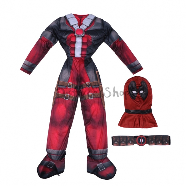 Disfraz Superhéroe Traje de Deadpool de Halloween para Niños
