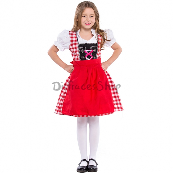 Disfraz de Oktoberfest Nacional Bávaro Alemán para Niñas