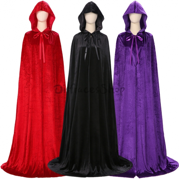 Disfraces Caperucita Roja Capa Mágica de Halloween para Adultos