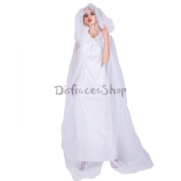 Disfraces Zombie Vestido Fantasma de Mujer de Halloween