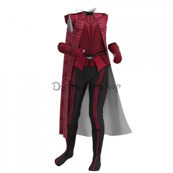 Disfraz Superhéroe Traje de Scarlet Witch Cosplay para Halloween para Mujer