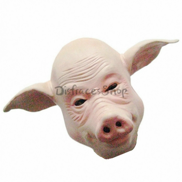 Forma de Cerdo Calvo Máscara de Halloween