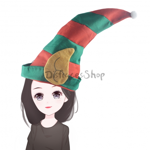 Sombrero de Elfo a Rayas Decoraciones de Navidad
