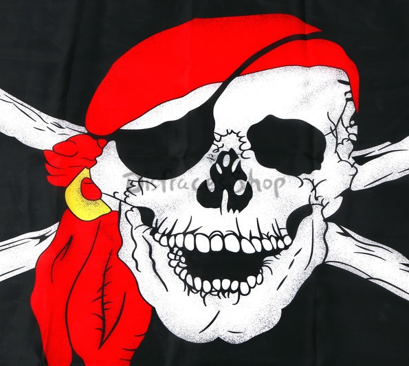 Bandera Pirata de Decoraciones de Halloween