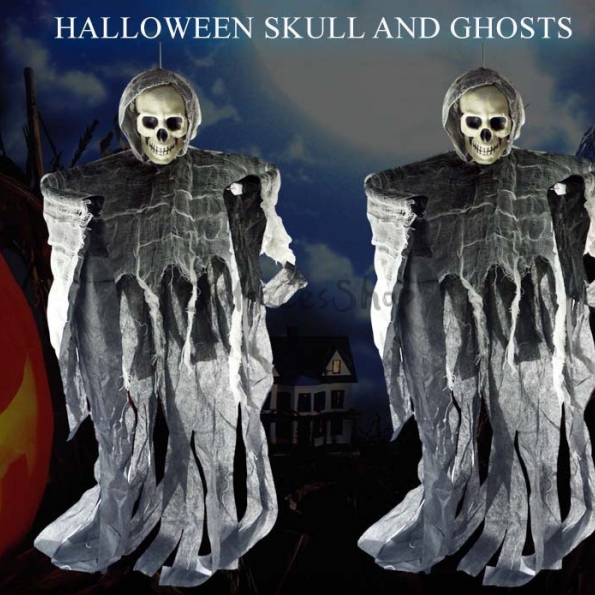 Accesorios de Halloween Terror Colgando Fantasma