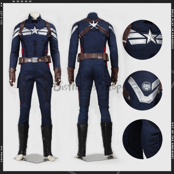 Disfraces de Capitán América Soldado de Invierno Cosplay - Personalizado