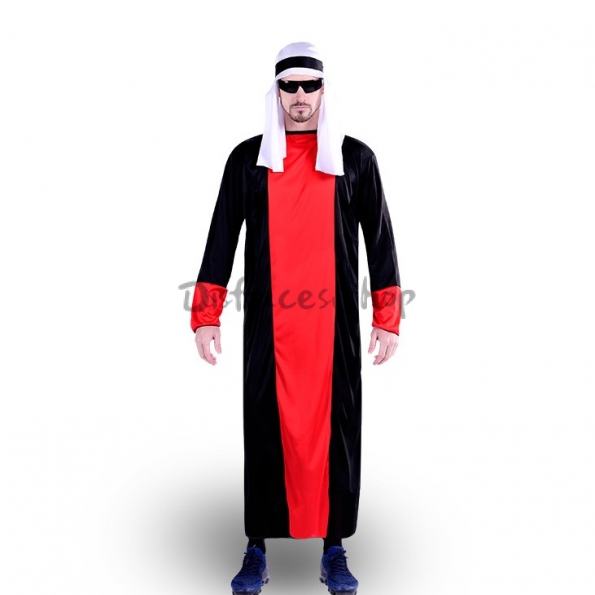 Disfraz Árabe Rojo Negro