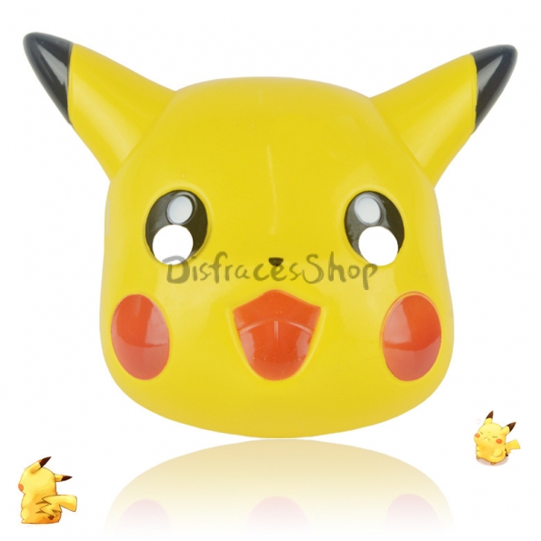 Llave Vagabundo alquitrán Máscara de Pikachu de Decoraciones de Halloween | DisfracesShop