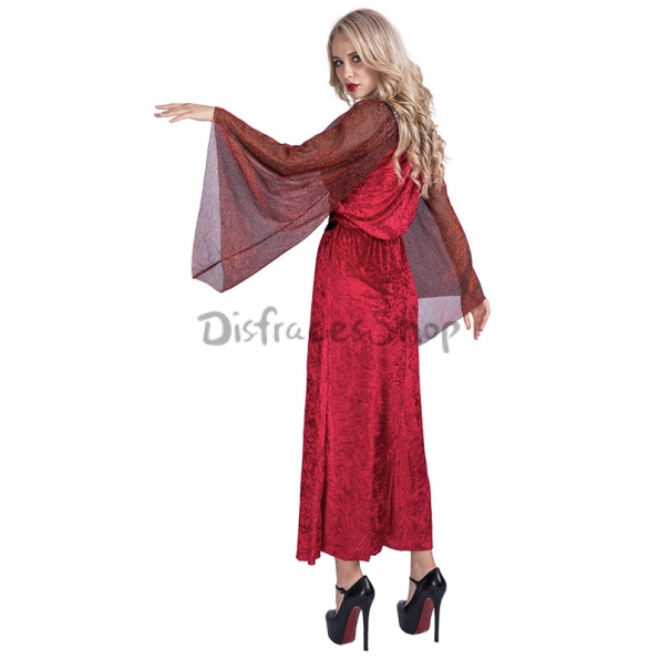 Disfraces Vampiro para Mujer Vestido Rojo de Halloween