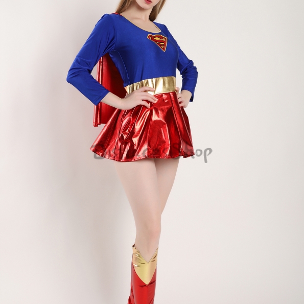 Disfraces Superman American Cartoon Clothes de Halloween para Mujer
