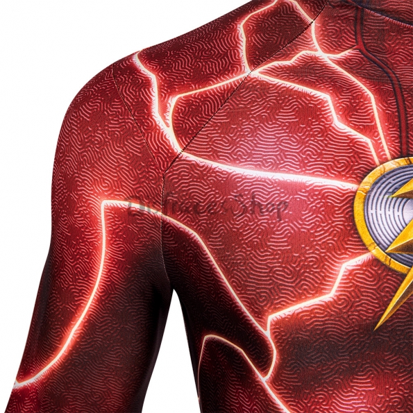 Disfraces de The Flash Barry Allen Capa Cosplay - Personalizado