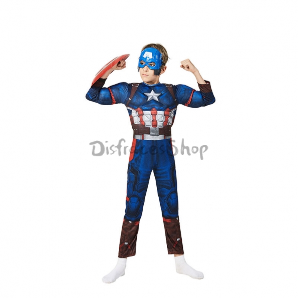Disfraz Superhéroe de Capitán América para Niños