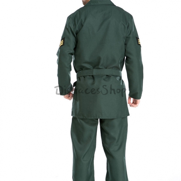 Disfraces Uniforme Militar Verde Halloween