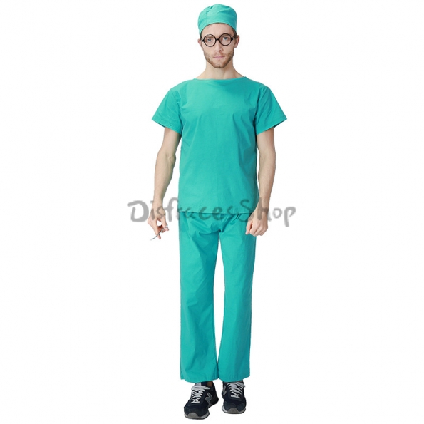 Disfraces Enfermera Doctor Uniforme Hombres de Halloween