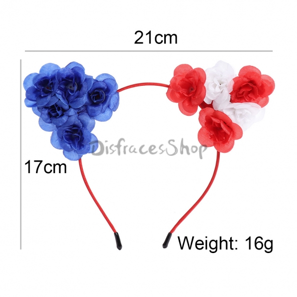 Decoraciones Navideñas Diadema del Día de la Independencia Estadounidense