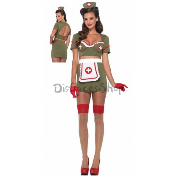 Disfraces Enfermera Uniforme Militar de Halloween