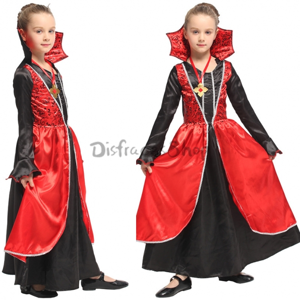 Disfraz de Vampiro para Niñas Princesa Elegante