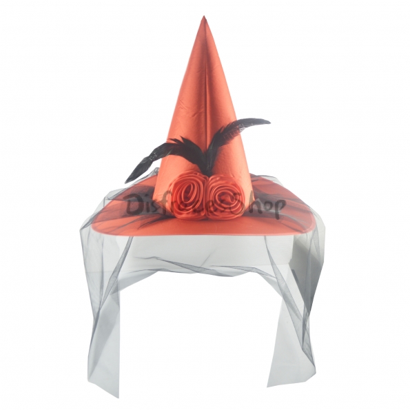 Sombrero de Flor de Rosa de Decoraciones de Halloween