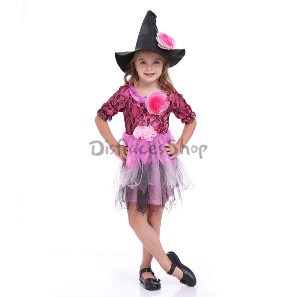 Disfraces Bruja Vestido de Princesa Lindo de Halloween