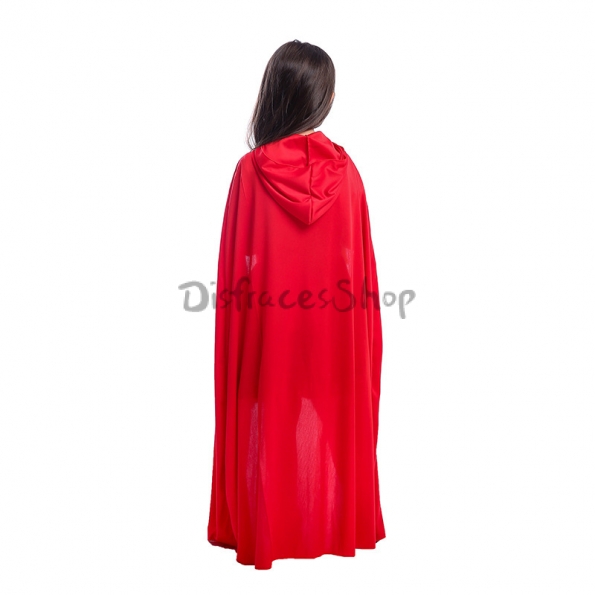 Disfraz Caperucita Roja Niña en los Cuentos de Hadas para Halloween